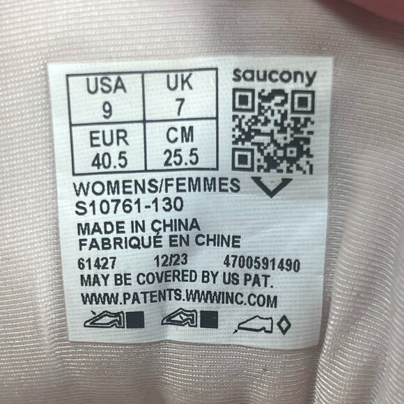 Saucony Triumph RFG Womens 9 Running Shoes Lotus Pink Foam Athletic Sneakers - Picture 2 of 15